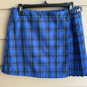 Wild Fable Plaid Pleated Mini Skirt Size M
